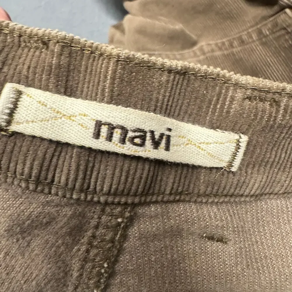 Mavi Alex Corduroy Pants Boot Cut Brown Mens 31x30 ACTUAL Academia‎ Classic